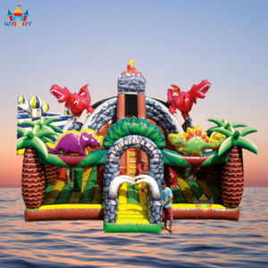 Castillo Inflable Gigante de PVC con Diseño de Dinosaurio Jurásico, Ecológico, con Garantía de 3 Años para la Diversión - Product Image 2