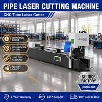 Máquina de Corte de Tubos por Láser de Fibra de 6000 mm, 1500 W, 2000 W, 3000 W, para la Fabricación de Estructuras de Acero para la Construcción, Cortadora de Tubos CNC