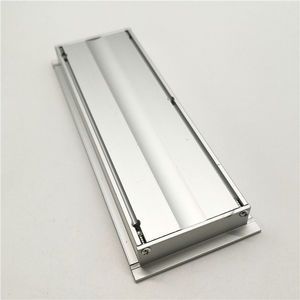 أثاث مخفي مقبض مخفي درج أجهزة مقابض ألومنيوم باب خشبي خزانة مدمجة سحب تدفق الإصبع - Product Image 6