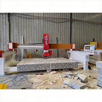 Grande scie à pont CNC 4 axes 4+1 axes pour la découpe de pierre, marbre et granit 1300 mm