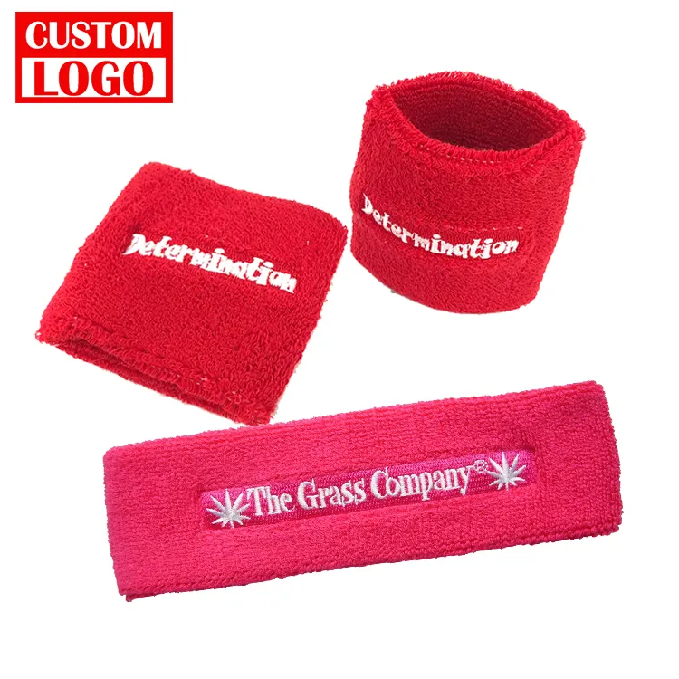Sweatband Hair Sweat Bands Elastic Wholesale Wristband Cheap Custom Sports Sweatband Sweatband For Running Yoga Workout