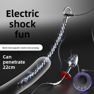 Set di Plug Anali con Telecomando e Stimolatore Elettrico, Dilatatore Uretrale per Orgasmo Maschile - Product Image 2