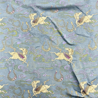 Tissu en lin imprimé floral personnalisé au mètre |   Textile botanique doux |   Impression numérique sur mesure, Confection et vêtements en gros