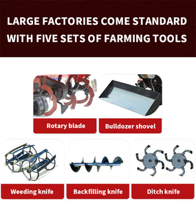 Многофункциональный сельскохозяйственный культиватор для управления полем и фруктовым садом с погрузкой и разгрузкой ковша - Product Image 3