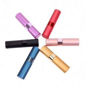 Mini 8ml 10ml Portable Aluminum <b>Travel</b> <b>Perfume</b> Spray Bottle Refillable Cosmetic Container for Small Space MOQ 100pcs - Product Image 1