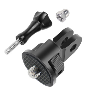 360 girevole 1/4 pollici Mini treppiede adattatore montaggio CNC per Go-<span class=keywords><strong>pro</strong></span> Hero 13 <span class=keywords><strong>11</strong></span> 10 9 per In/sta360 uno X3 X4 - Product Image 5