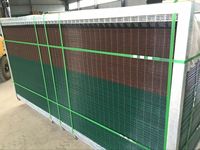 Panel de Malla de Alambre Soldada para Cercas, Cuadrada, de Acero Galvanizado con Recubrimiento en Polvo, Duradera, Fácil de Instalar, de Buena Calidad y Precio, en Oferta