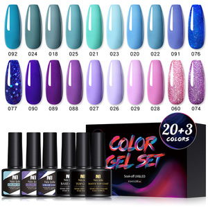 Rimate-esmalte de uñas en <span class=keywords><strong>gel</strong></span>, set de 20 + 3 esmaltes de uñas en <span class=keywords><strong>gel</strong></span> vegana y permanente - Product Image 5