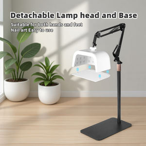 Lampe à ongles professionnelle SNRQI pour pédicure, 33 perles, lumière UV, sécheuse à ongles, séchage rapide, durcissement du gel UV, lampe UV pour les <span class=keywords><strong>pieds</strong></span>, <span class=keywords><strong>4</strong></span> minuteries avec support - Product Image 3