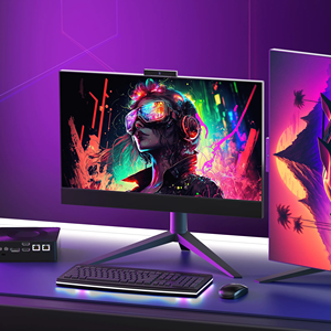 Pc de escritorio todo en uno Aio 23,8 pulgadas 1K/2K <span class=keywords><strong>AMD</strong></span>-<span class=keywords><strong>ryzen</strong></span> 3/5/7 <span class=keywords><strong>Ryzen</strong></span> <span class=keywords><strong>9</strong></span> <span class=keywords><strong>5900x</strong></span> Computadora de negocios para juegos - Product Image 2