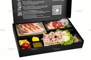 Caja de Aluminio y Plástico <span class=keywords><strong>para</strong></span> Barbacoa al Aire Libre con Logotipo Personalizado, Compartimento Integrado <span class=keywords><strong>para</strong></span> Carbón, <span class=keywords><strong>para</strong></span> Brochetas y Kebabs, Diseño Plegable, <span class=keywords><strong>para</strong></span> Uso en la <span class=keywords><strong>Cocina</strong></span> - Product Image 2