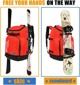 <span class=keywords><strong>Bolsa</strong></span> de botas de esquí deportiva grande para gimnasio impermeable personalizada, botas de esquí y botas de Snowboard, mochila de viaje, <span class=keywords><strong>bolsa</strong></span> de escalada para <span class=keywords><strong>casco</strong></span> de esquí - Product Image 5