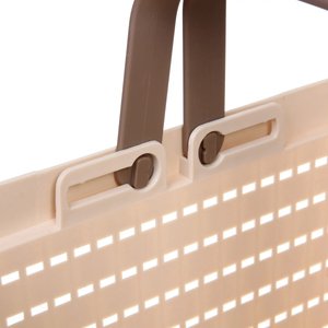 Paniers de rangement en plastique multi-usages de couleur personnalisée avec poignée pour <span class=keywords><strong>la</strong></span> cuisine, les courses, <span class=keywords><strong>la</strong></span> salle de bain, les vêtements, le maquillage et les fournitures de bureau - Product Image 5