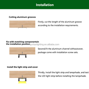 1707bw12p bán buôn bề mặt PC khuếch tán màu bạc ép đùn <span class=keywords><strong>LED</strong></span> Nhôm hồ sơ cho <span class=keywords><strong>LED</strong></span> tuyến tính ánh sáng nhà ở trang trí - Product Image 4