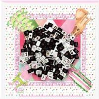 Chapeau de sorcière d'Halloween, tuiles de mahjong américaines, tapis de mahjong, kit de jeu de mahjong pour cadeau de vacances, jeu familial d'intérieur