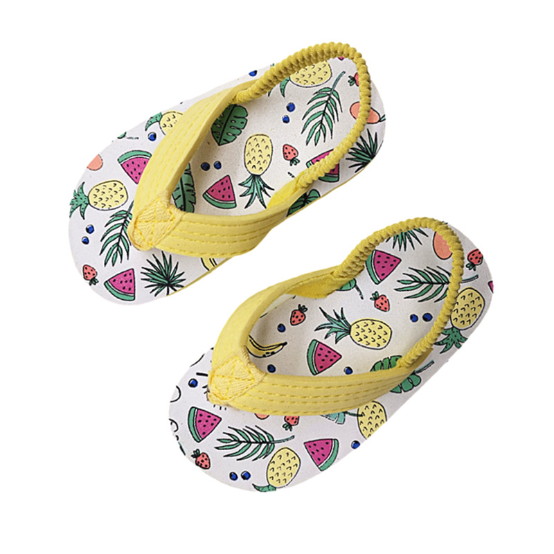 Toddler Kids Girls Boys Flip Flops Summer Children Flip Flops with Back Strap Slippers