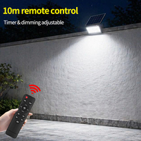 Projecteur LED solaire IP67 étanche pour extérieur, télécommande, angle de faisceau réglable, 320C 6000K/2700K, éclairage d'entrepôt