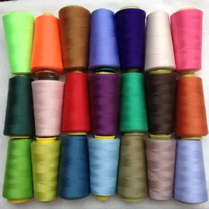 60s/2 TKT180 TEX18 5000 Yards 100% Spun Polyester Sewing Thread Thousands Colors GRS Certificate