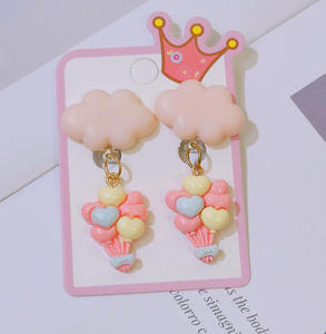 Clips de <span class=keywords><strong>Oreja</strong></span> <span class=keywords><strong>Falsos</strong></span> Sin Dolor para Niñas con Lindos Diseños de Dibujos Animados para Niños Sin Perforaciones - Product Image 5