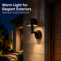 Lampe LED en forme de champignon pour pelouse, éclairage extérieur décoratif et pratique, résistant aux intempéries, pour porche, terrasse, garage, applique murale