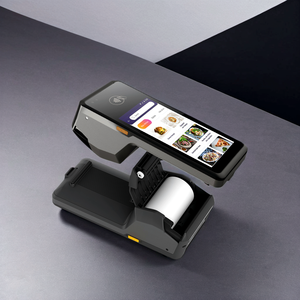 Impresora POS Portátil de 5 Pulgadas, <span class=keywords><strong>Android</strong></span> 11, 4G, WiFi, Bluetooth, NFC, Escáner de Códigos de Barras 1D y 2D <span class=keywords><strong>para</strong></span> Comercios de Comida <span class=keywords><strong>para</strong></span> Llevar - Product Image 1