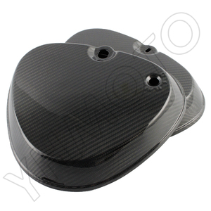 Yhmoto 100% คาร์บอนไฟเบอร์ Seitendeckel ฝาครอบด้านข้างสี่เหลี่ยมสำหรับซิมสัน S50 S51 S53 S70 - Product Image 3