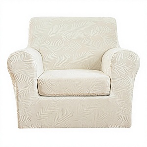 Funda <span class=keywords><strong>de</strong></span> Sofá y Sillón MeiMeileo <span class=keywords><strong>de</strong></span> 2 Piezas, Terciopelo con Patrón <span class=keywords><strong>de</strong></span> Hojas en Relieve, Transpirable, Antipolvo, Elástica, Ajustable, Lavable, Apta <span class=keywords><strong>para</strong></span> Mascotas - Product Image 1