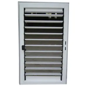 KDS Building Günstige Hot Sale Hochwertige verzinkte Eisen Aluminium Shutter Fenster Wand schlitze