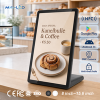Tablette Android 14 en forme de L de 11 pouces, la plus récente, 4+64 Go, RK3576S Quad Core, pour affichage numérique de bureau avec NPU 3.0 TOPS pour tâches IA