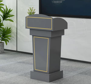 Bureaux de bureau de couleur en option Plate-forme <span class=keywords><strong>d</strong></span>'hébergement de conférence durable Tables mobiles <span class=keywords><strong>Table</strong></span> de discours pour les discours - Product Image 3