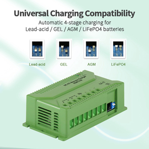 <span class=keywords><strong>Chargeur</strong></span> de suralimentation <span class=keywords><strong>DC</strong></span>-<span class=keywords><strong>DC</strong></span> 20A 12V à 24V/36V | Convertisseur élévateur pour LiFePO4/AGM | Multi-Protection solaire pour voiture RV - Product Image 3
