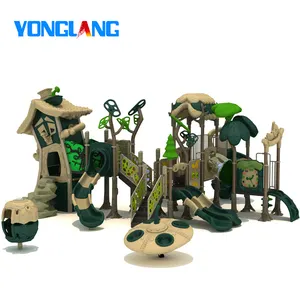 YL26235-03 Tree House Series Attractive Outdoor Playground Children Primary School Ancient Playground Equipment