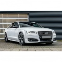 Kit de conversion style S8 : pare-chocs avant, pare-chocs arrière, diffuseur et échappement quadruple pour Audi A8 4H Facelift 2014-2017