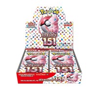Kartu Pokemon Asli 151 Booster Box Edisi Jepang Paket Segel Mew Charizard EX Kartu TCG Seri Scarlet dan Violet