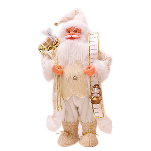 Poupées de Père Noël de 60 cm, décorations de Noël debout pour les fêtes de fin d'année, décoration de la maison, figurines de Père Noël de 24 pouces avec lanterne et sac cadeau - Product Image 1