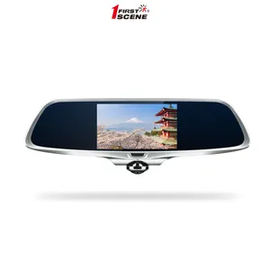 Firstscene 5'' touch screen X66 360 degree panoramic monitoring car DVR