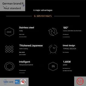 Machine à gaufres électriques à bulles, moule à gaufres commercial pour gaufres en forme de personnages d'animaux - Product Image 3