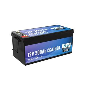 แบตเตอรี่โซเดียมไอออน 12V 200Ah จากโรงงานโดยตรง แบตเตอรี่สตาร์ท-สต็อปสำหรับงานหนัก CCA สูง อายุการใช้งานยาวนาน สำหรับรถบรรทุกและรถบัส - Product Image 4