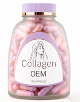 Capsules de collagène OEM, 150 unités, complément alimentaire pour la beauté de la peau, les cheveux et les ongles, soin de la peau, complément alimentaire