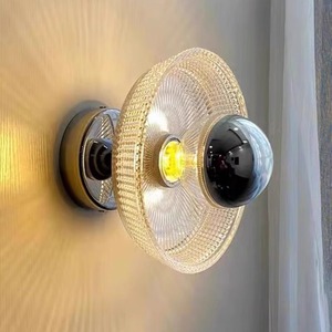 Vintage French Bauhaus <b>Wall</b> Lamp D200mm LED E27 <b>Switch</b> Control For Living Room Bedroom Hallway - Product Image 1