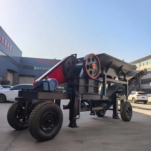 Mobile tragbare kleine Stein Stein Backen brecher Produktions linie Preis - Product Image 4