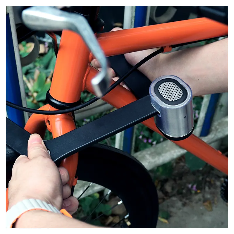 High Pick And Drill Resistant Disc-Style Cylinder Self Locking Folding Foldable Bike Lock Folding Lock Pin