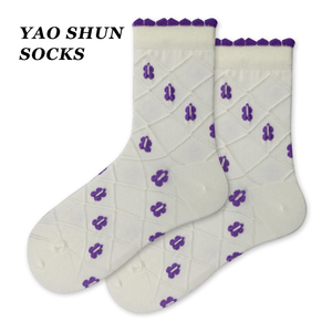 Tất Nữ Thời Trang Mùa Xuân Và Mùa Thu Họa Tiết Hoa Đáng Yêu Tất Nữ Họa Tiết Hoa Tình Yêu Thường Ngày - Product Image 3