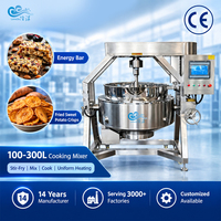 Marmite de cuisson industrielle vapeur 100L avec agitateur pour crème, sauces et caramel, certifiée CE, en promotion