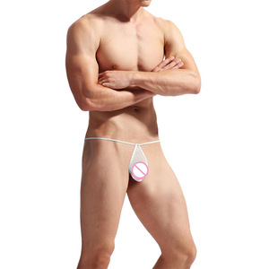 Men <b>Transparent</b> Mesh Thong Underwear Low Rise Black Red Purple Polyester Spandex Nylon Sexy <b>Lingerie</b> - Product Image 2