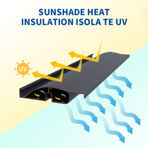 Pergola motorisée de pergola de persienne en aluminium <span class=keywords><strong>6X3</strong></span> <span class=keywords><strong>avec</strong></span> l'accessoire facultatif d'écran de cadre enduit par poudre d'aluminium traité sous pression - Product Image 3