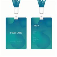 Vente en gros de carte d'identité en plastique RFID de taille personnalisée photo d'étudiant employé personnel de travail carte suspendue clé d'hôtel