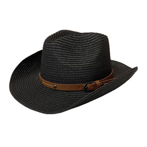 HZM-25182 cappelli da sole da donna in Fedora Jazz Panama da spiaggia cappelli di paglia floscio a tesa larga - Product Image 2