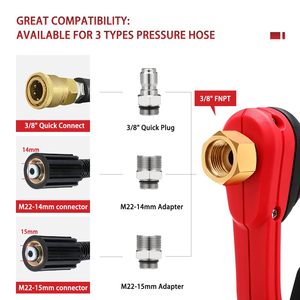 Sulai <b>Machinery</b> High Pressure Water Gun 4000Psi Adjustable Pressure For <b>Car</b> Wash And Landscaping - Product Image 4