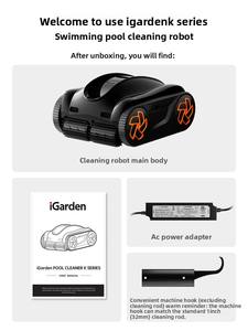 Aspirador de piscina robótico con sistema de limpieza automático inalámbrico inteligente para mantenimiento de piscinas - Product Image 4